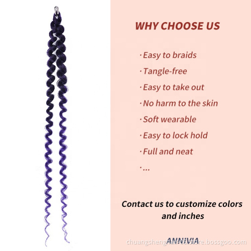 Accept colors customized locks goddess locs loose curl hooks deep kinky curly wholesale trendy tresses twist crochet hair short